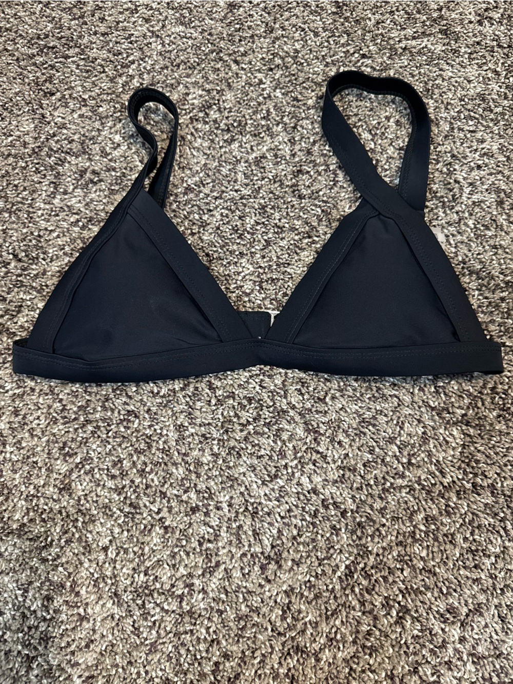 Heat - Black Triangle Bikini Top